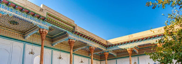 Bolo Hauz Mosque Bukhara Uzbekistan — Stockfoto