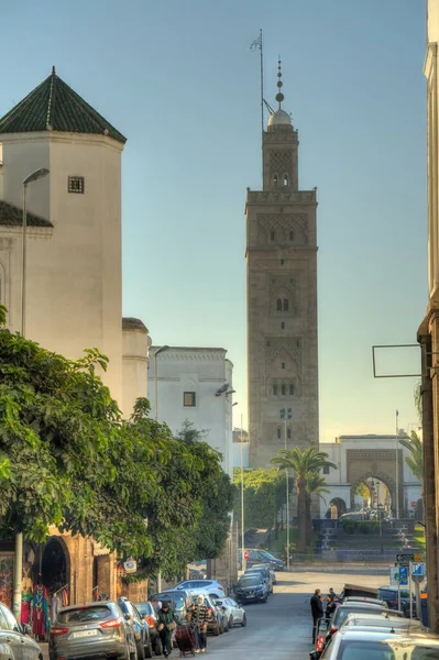 Casablanca Morocco November 2021 Historical Center Sunny Weather Hdr — Stock Photo, Image