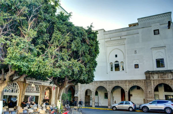 Casablanca Morocco November 2021 Historical Center Sunny Weather Hdr — 图库照片