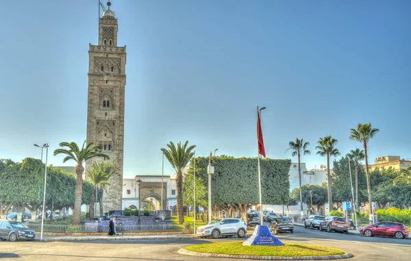 Casablanca Morocco November 2021 Historical Center Sunny Weather Hdr — Stock Photo, Image