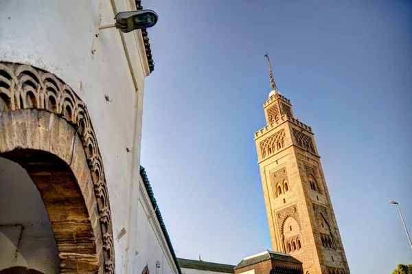 Casablanca Morocco November 2021 Historical Center Sunny Weather Hdr —  Fotos de Stock