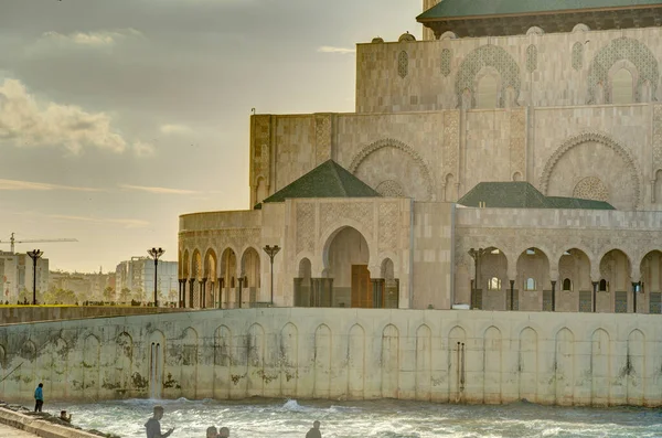 Casablanca Morocco November 2021 Habous Medina Hassan Mosque Historical Center — Stock Photo, Image