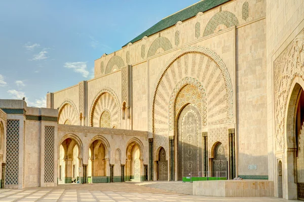 Casablanca Morocco November 2021 Habous Medina Hassan Mosque Historical Center — Stock Photo, Image