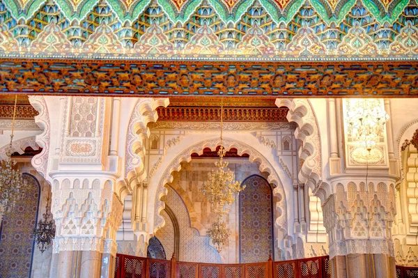 Casablanca Morocco November 2021 Habous Medina Hassan Mosque Historical Center — Stock Fotó