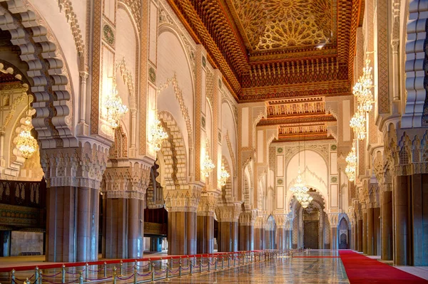 Casablanca Morocco November 2021 Habous Medina Hassan Mosque Historical Center — стокове фото