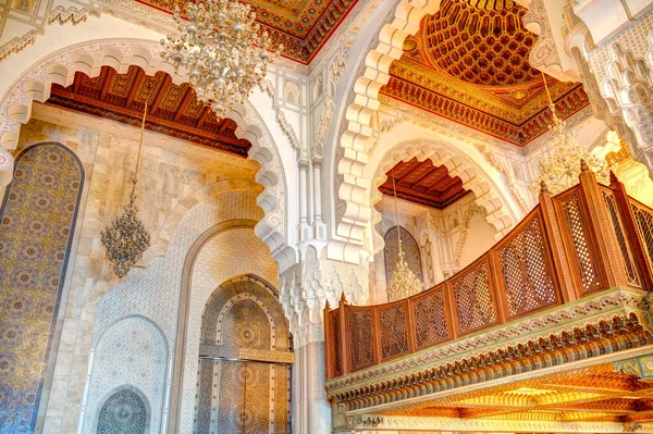 Casablanca Morocco November 2021 Habous Medina Hassan Mosque Historical Center — 스톡 사진