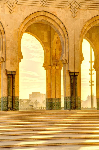 Casablanca Morocco November 2021 Habous Medina Hassan Mosque Historical Center —  Fotos de Stock