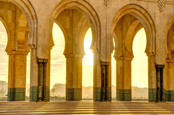 Casablanca Morocco November 2021 Habous Medina Hassan Mosque Historical Center —  Fotos de Stock