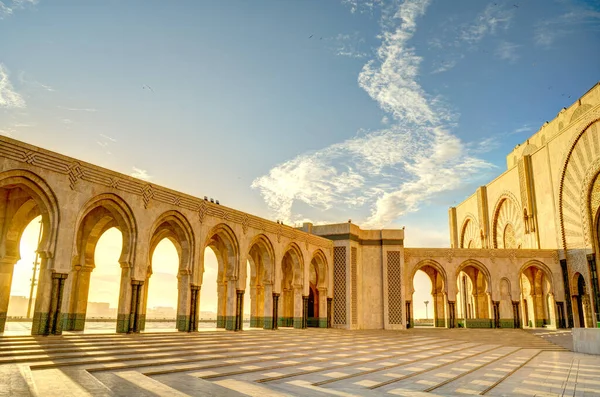 Casablanca Morocco November 2021 Habous Medina Hassan Mosque Historical Center — Stock Photo, Image