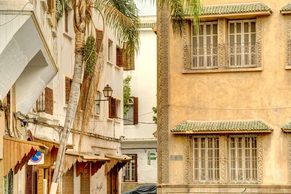 Casablanca Morocco November 2021 Historical Center Sunny Weather Hdr — 스톡 사진