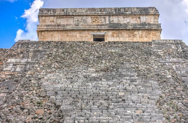 Chichen Itza Yucatan Mexico January 2017 Mayan Ruins Sunny Weather — Stock fotografie