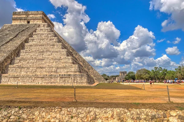 Chichen Itza Yucatan Mexico January 2017 Mayan Ruins Sunny Weather — Stock Photo, Image