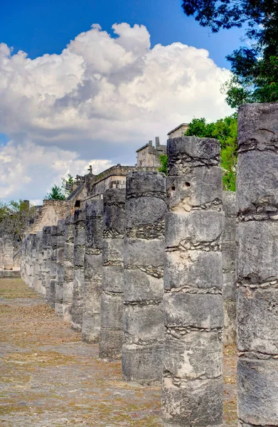 Chichen Itza Yucatan Mexico January 2017 Mayan Ruins Sunny Weather - Stock-foto