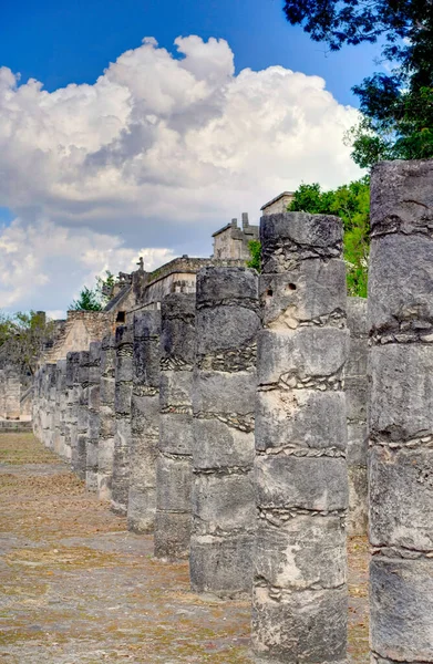 Chichen Itza Yucatan Mexico January 2017 Mayan Ruins Sunny Weather — Stock Photo, Image