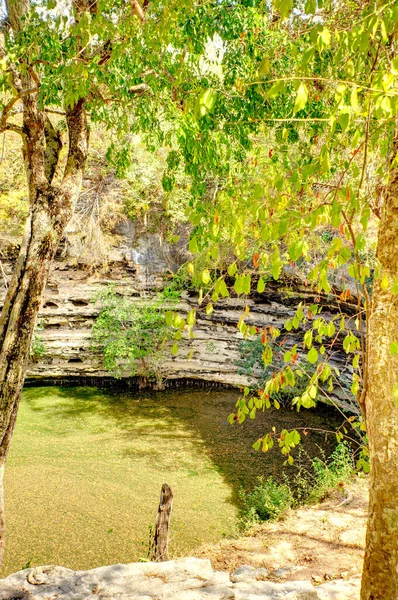 Chichen Itza Yucatan Mexico January 2017 Mayan Ruins Sunny Weather — Stok fotoğraf