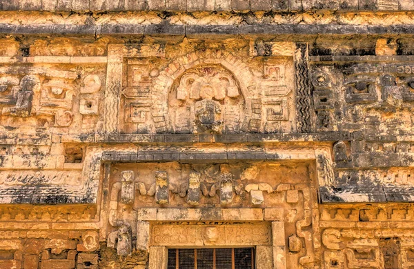 Chichen Itza Yucatan Mexico January 2017 Mayan Ruins Sunny Weather — стоковое фото
