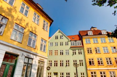 Copenhagen, Denmark - August 2019: Beautiful view of the historical city center in sunny weather
