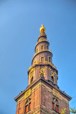 Copenhagen, Denmark - August 2019: Beautiful view of the historical city center in sunny weather