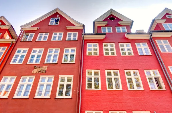 Copenhagen, Denmark - August 2019: Beautiful view of the historical city center in sunny weather