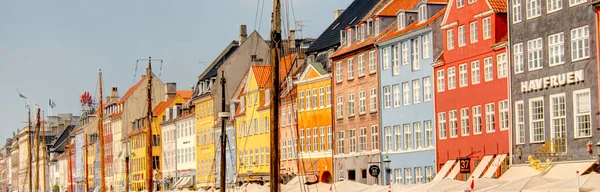 Copenhagen Denmark August 2019 Nyboder District Sunny Weather — 스톡 사진