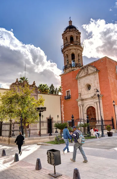 Durango Mexico January 2022 Historical Center City Sunny Weather — Stok fotoğraf