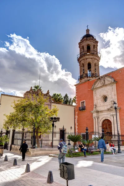 Durango Mexico January 2022 Historical Center City Sunny Weather — ストック写真