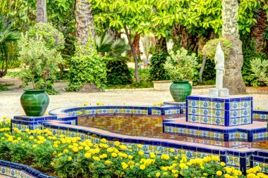 Elche, Spain - August 2021 : Historical center in summertime