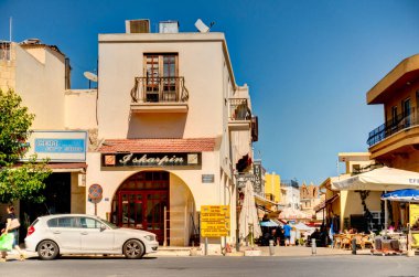 Famagusta, Cyprus - October 2019 : Historical center in sunny weather