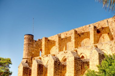 Famagusta, Cyprus - October 2019 : Historical center in sunny weather