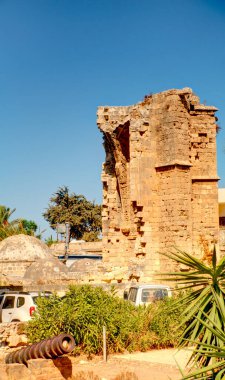 Famagusta, Cyprus - October 2019 : Historical center in sunny weather