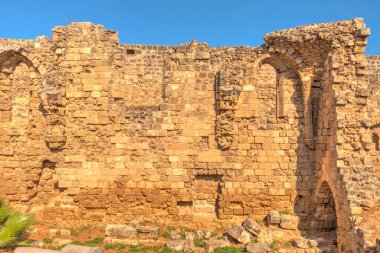 Famagusta, Cyprus - October 2019 : Historical center in sunny weather