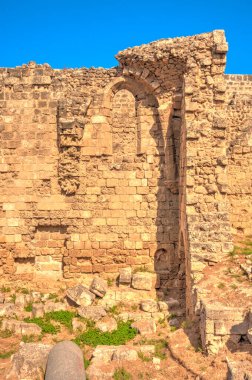Famagusta, Cyprus - October 2019 : Historical center in sunny weather
