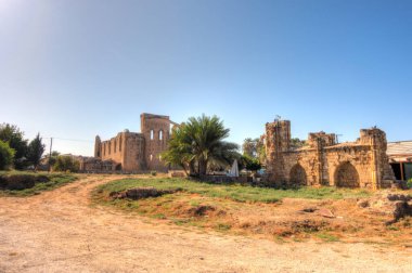 Famagusta, Cyprus - October 2019 : Historical center in sunny weather
