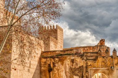 Fes, Morocco - January 2020 : Historical center in sunny weather