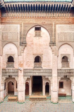 Fez, Morocco - January 2020 : Attarine Madrasah in the old city