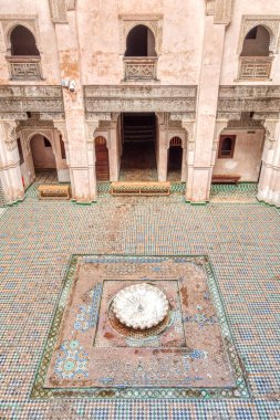 Fez, Morocco - January 2020 : Attarine Madrasah in the old city