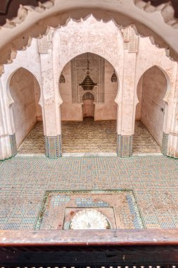 Fez, Morocco - January 2020 : Attarine Madrasah in the old city