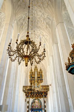Gdansk, Poland - August 2021 : Interior of the Cathedral         