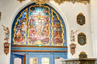 Gdansk, Poland - August 2021 : Interior of the Cathedral         