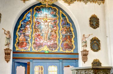 Gdansk, Poland - August 2021 : Interior of the Cathedral         