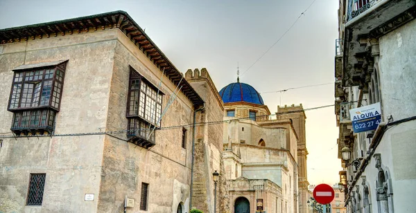 Elche Spain August 2021 Historical Center Summertime — Stockfoto