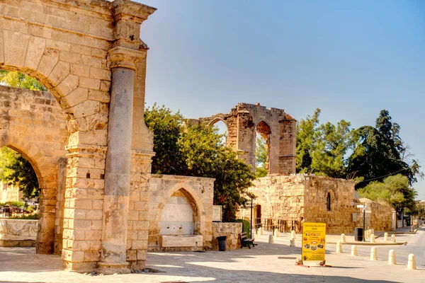 Famagusta Cyprus October 2019 Historical Center Sunny Weather —  Fotos de Stock