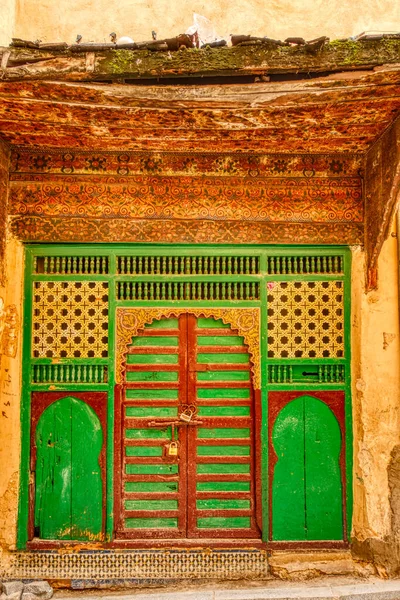 Fez Morocco January 2020 Moulay Idriss Mausoleum Old City — стокове фото