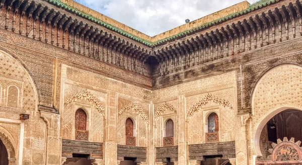Fez Morocco January 2019 Madrasa Bou Inania —  Fotos de Stock