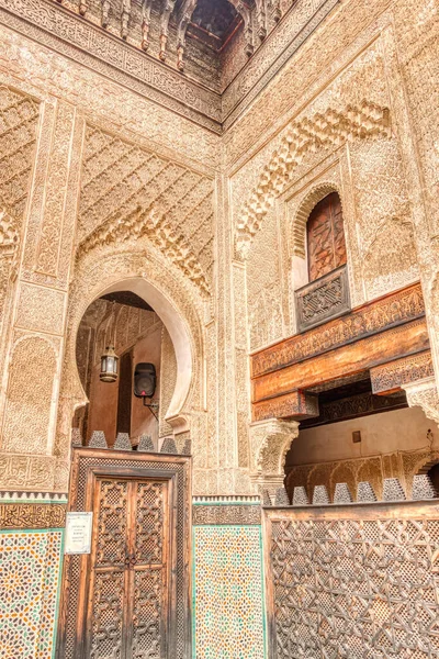 Fez Morocco January 2020 Typical Street Old City Medina — Fotografia de Stock
