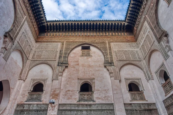 Fez Morocco January 2020 Attarine Madrasah Old City — стокове фото