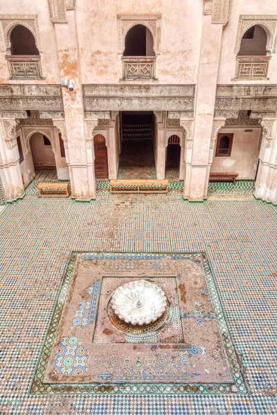 Fez Morocco January 2020 Attarine Madrasah Old City — стокове фото
