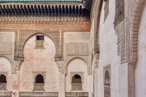 Fez Morocco January 2020 Attarine Madrasah Old City — стокове фото