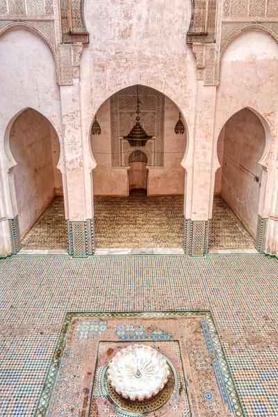 Fez, Morocco - January 2020 : Attarine Madrasah in the old city