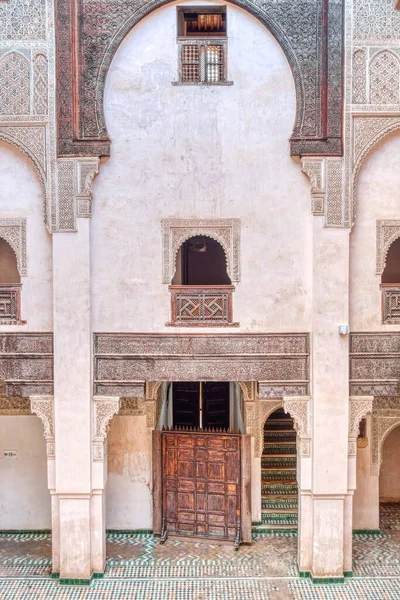 Fez, Morocco - January 2020 : Attarine Madrasah in the old city